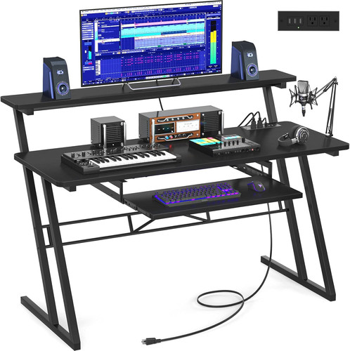 Music studio desk production - desk,